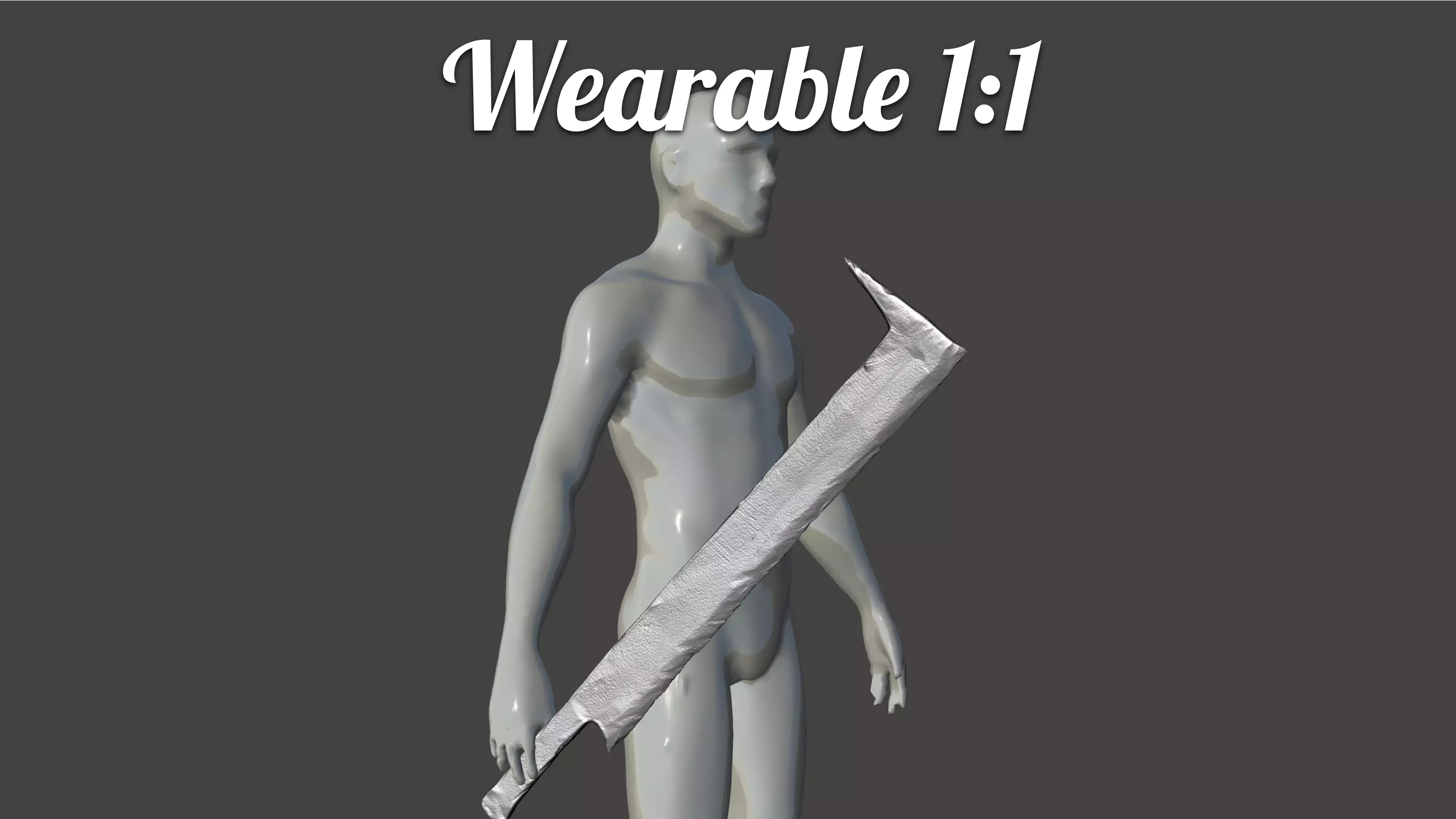 Uruk Hai Sword - Wearable 3D print model_0
