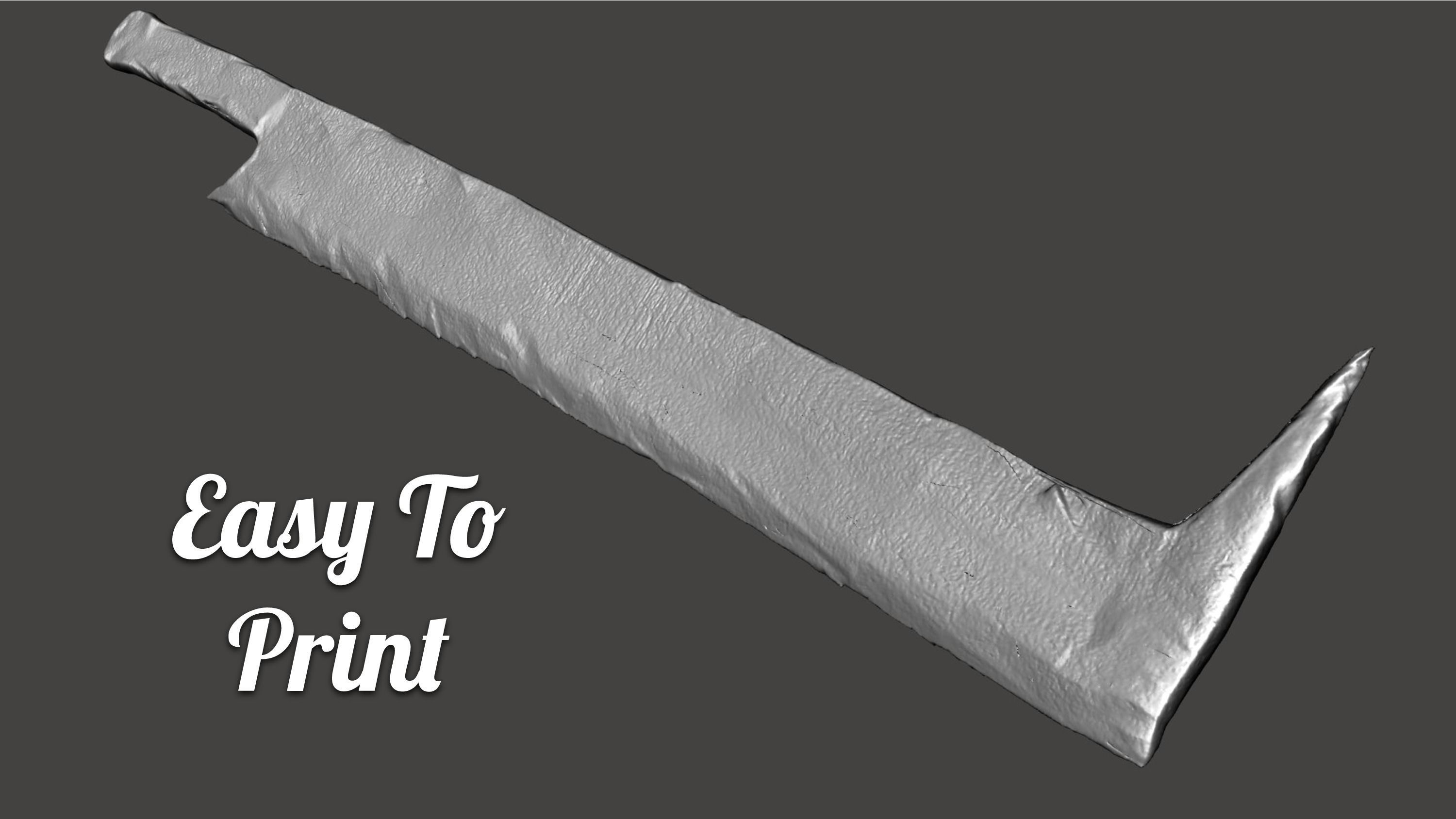 Uruk Hai Sword - Wearable 3D print model_4