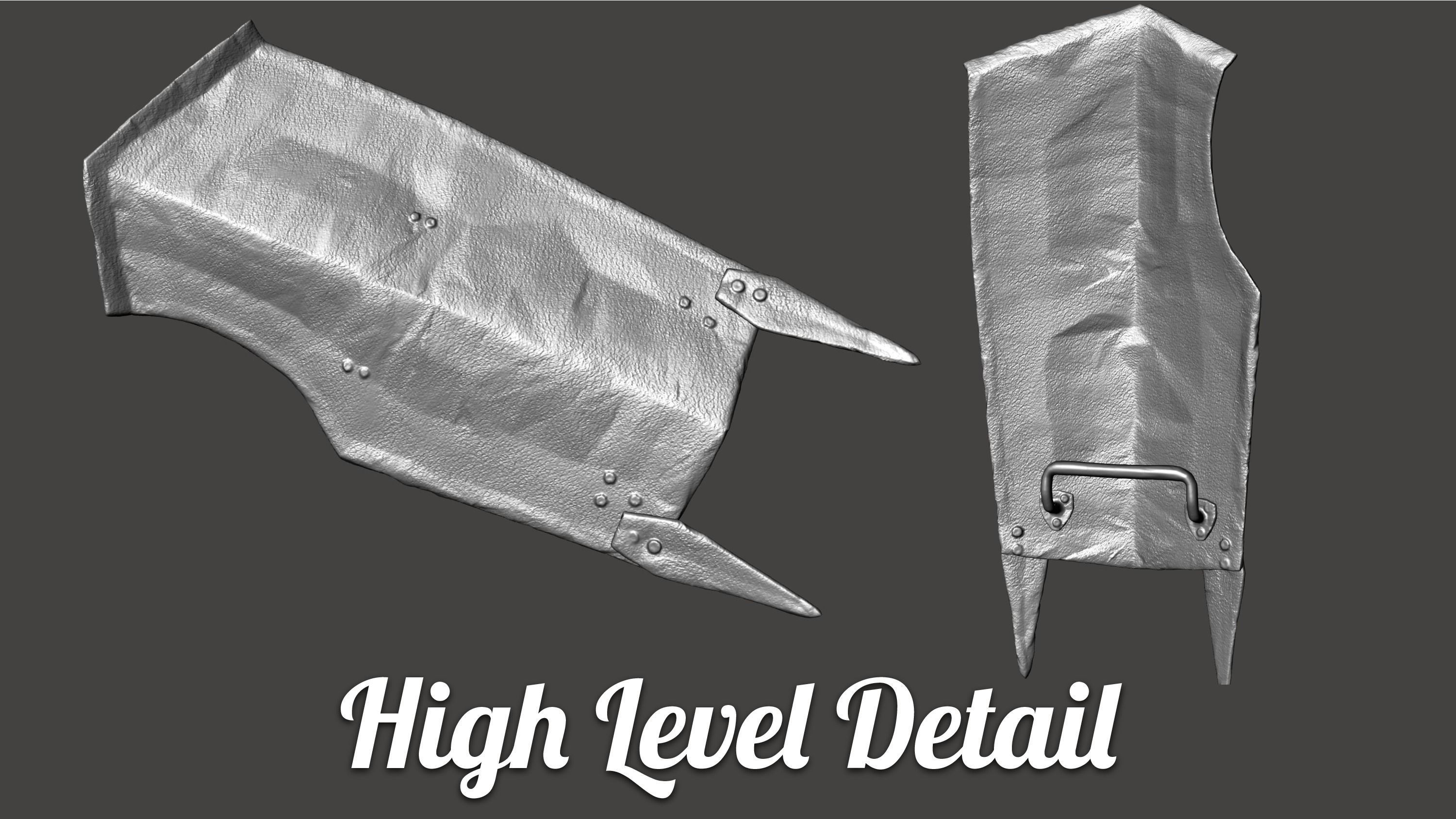 Uruk Hai Shield - Wearable 3D print model_5