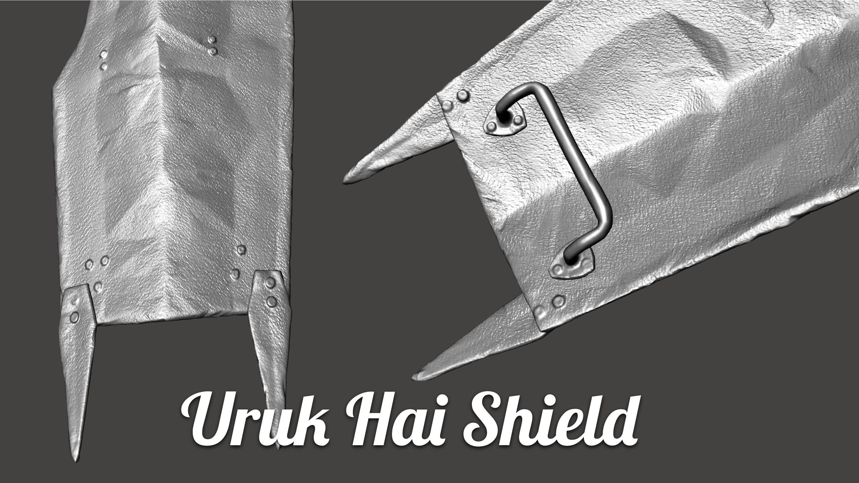 Uruk Hai Shield - Wearable 3D print model_4