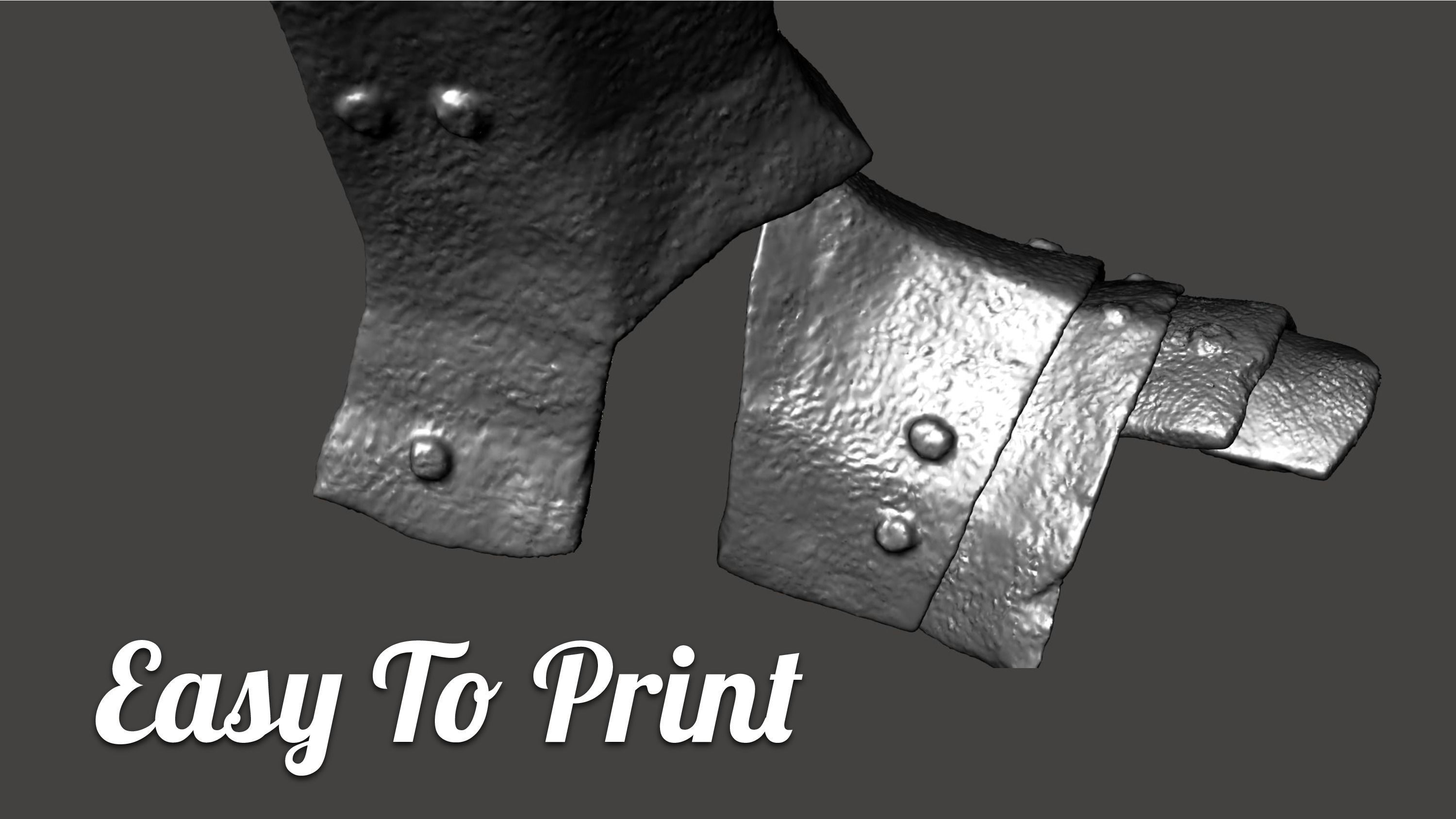 Uruk Hai Legs - Wearable 3D print model_5