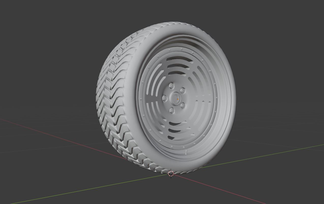 L6G wheel Low-poly 3D model_6