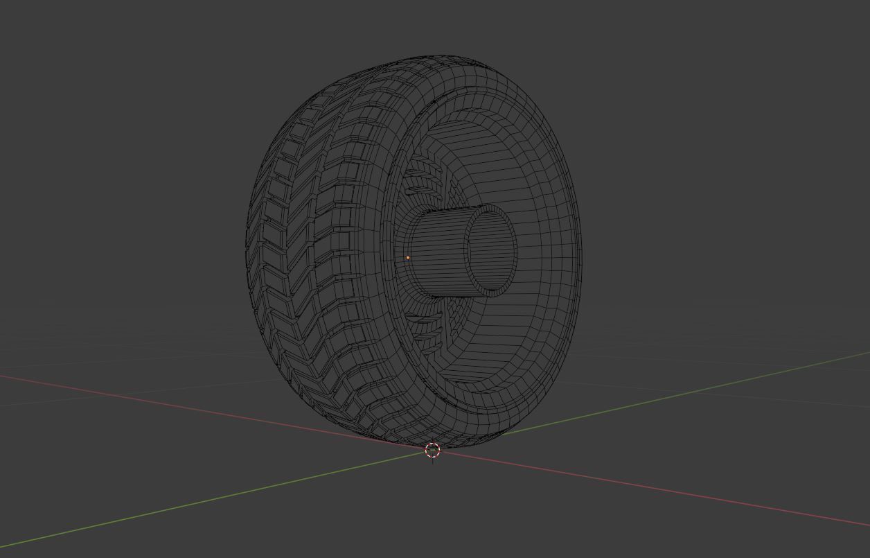 L6G wheel Low-poly 3D model_12