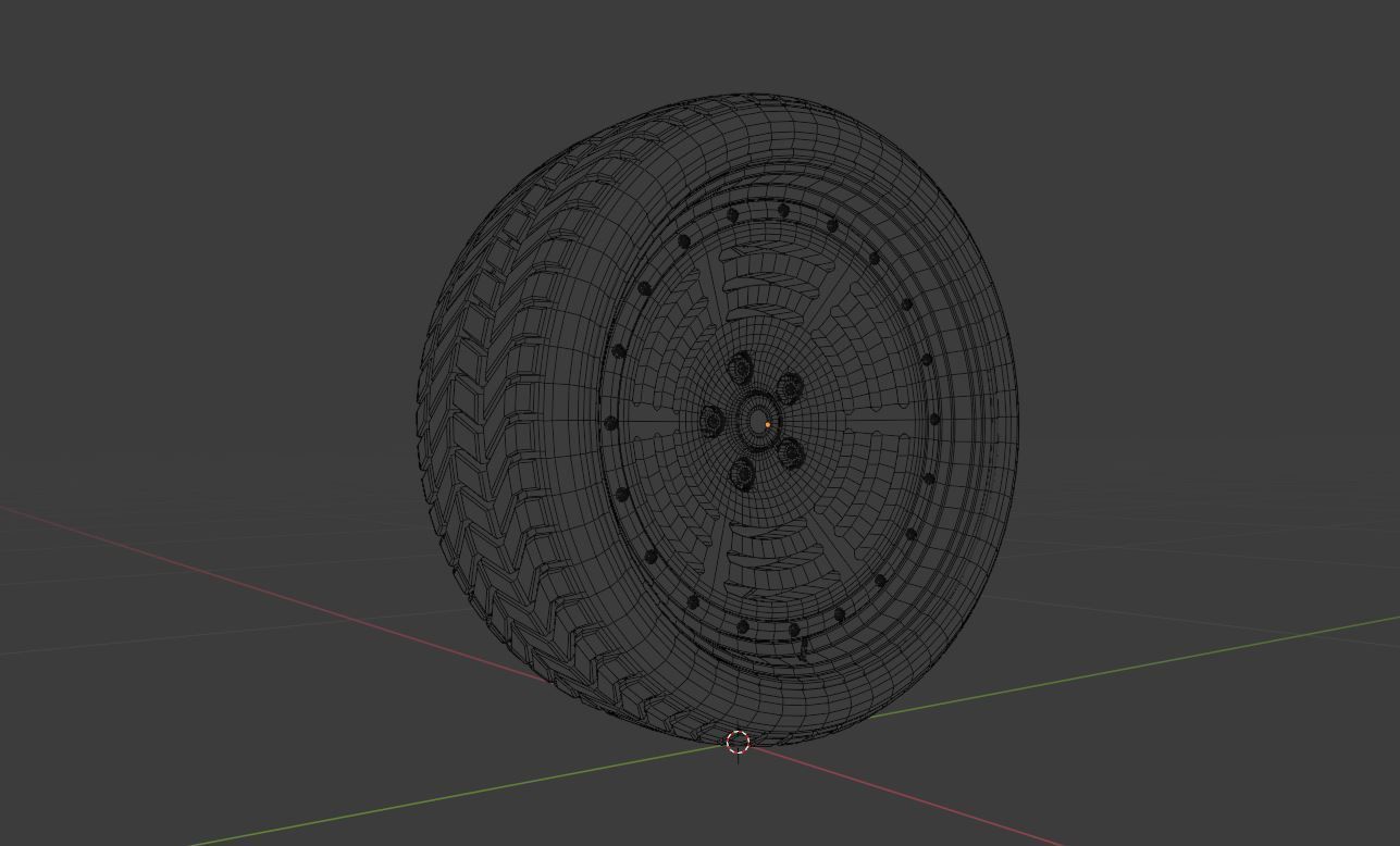L6G wheel Low-poly 3D model_10