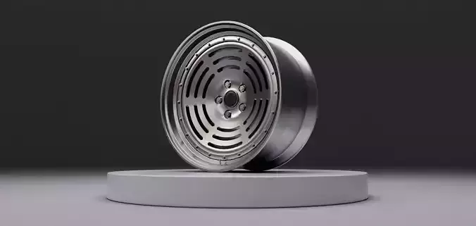 L6G wheel Low-poly 3D model