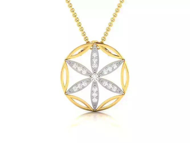 Women pendant 3dm render detail