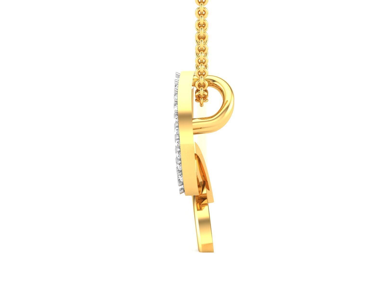 Women pendant 3dm render detail 3D print model_5