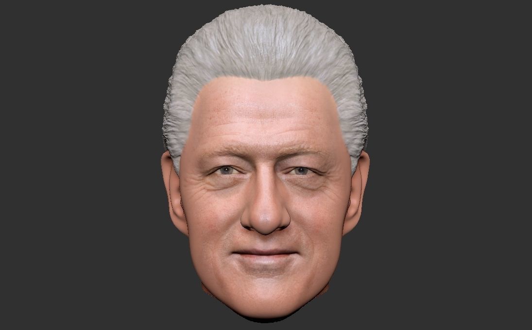 Bill Clinton 3D model_16