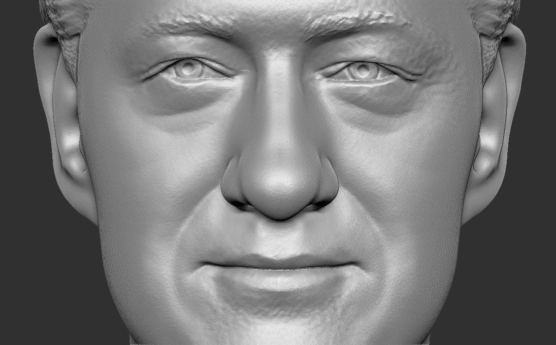 Bill Clinton 3D model_31