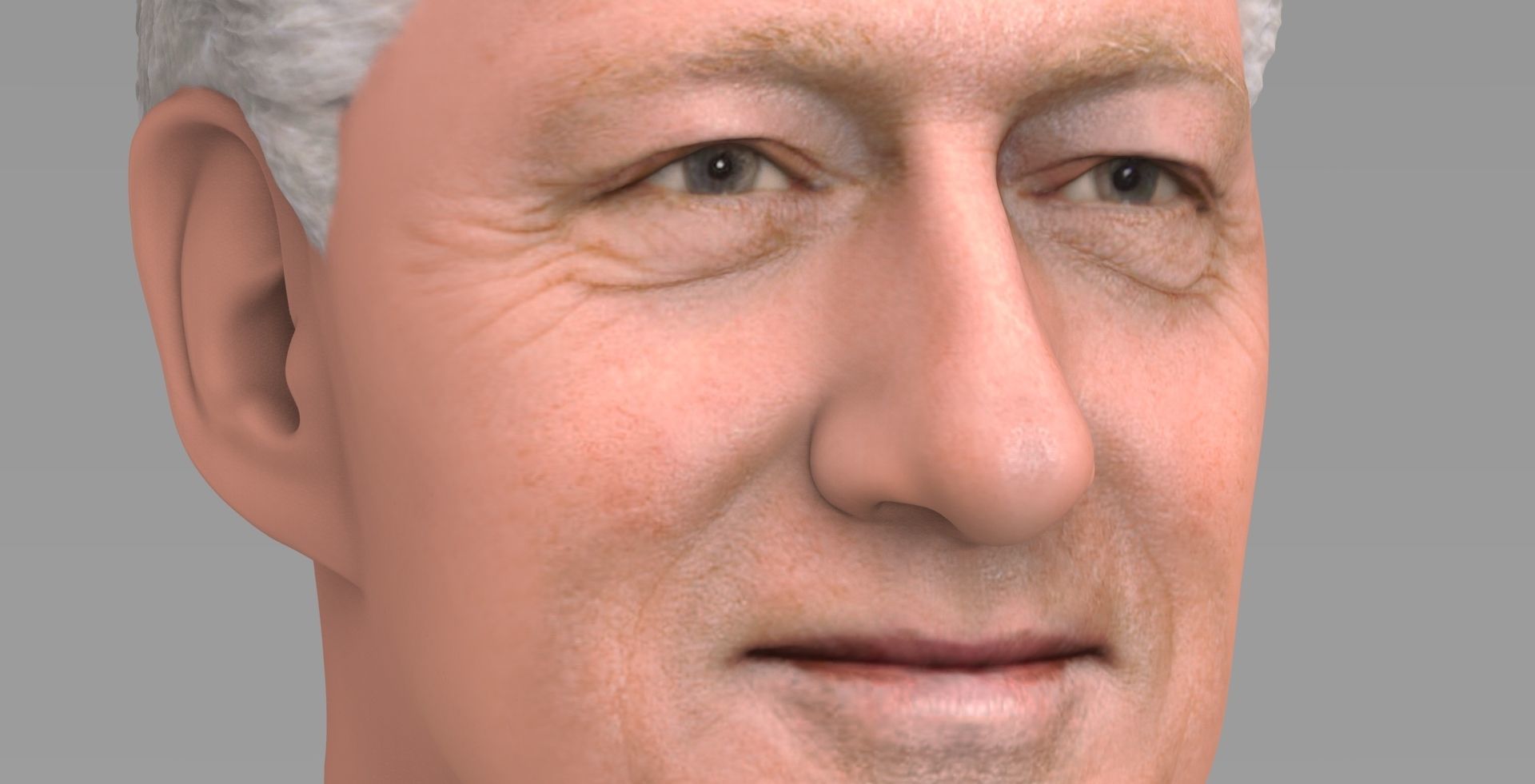 Bill Clinton 3D model_13