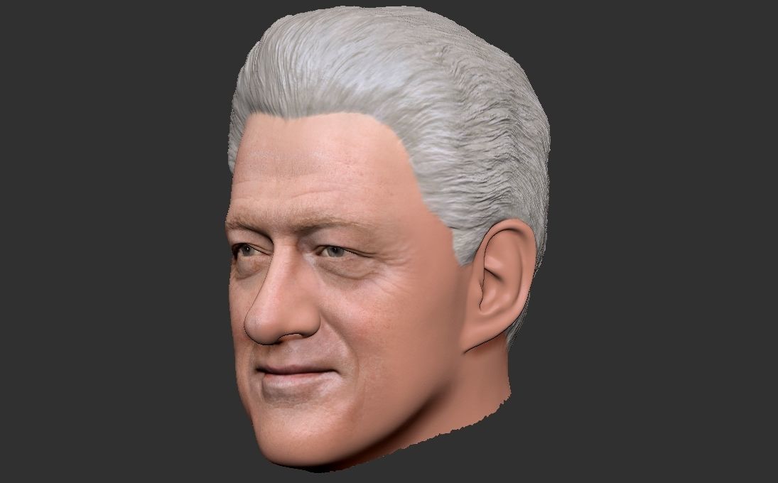 Bill Clinton 3D model_17