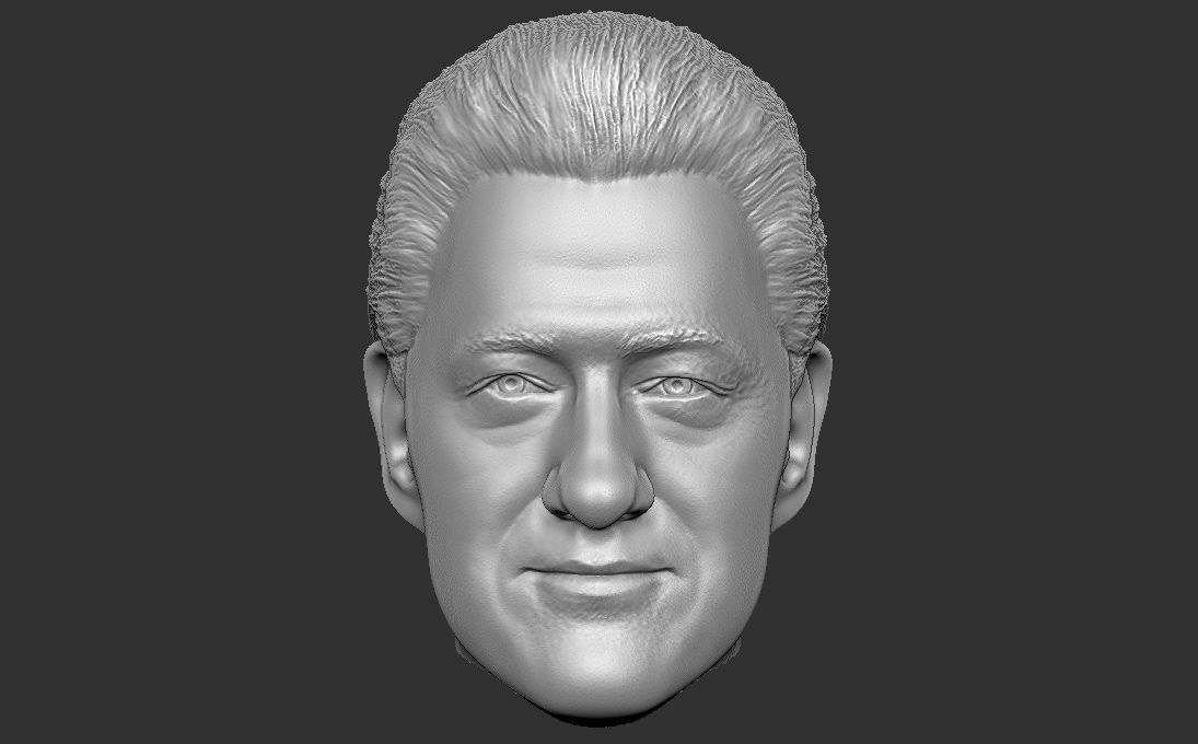 Bill Clinton 3D model_21