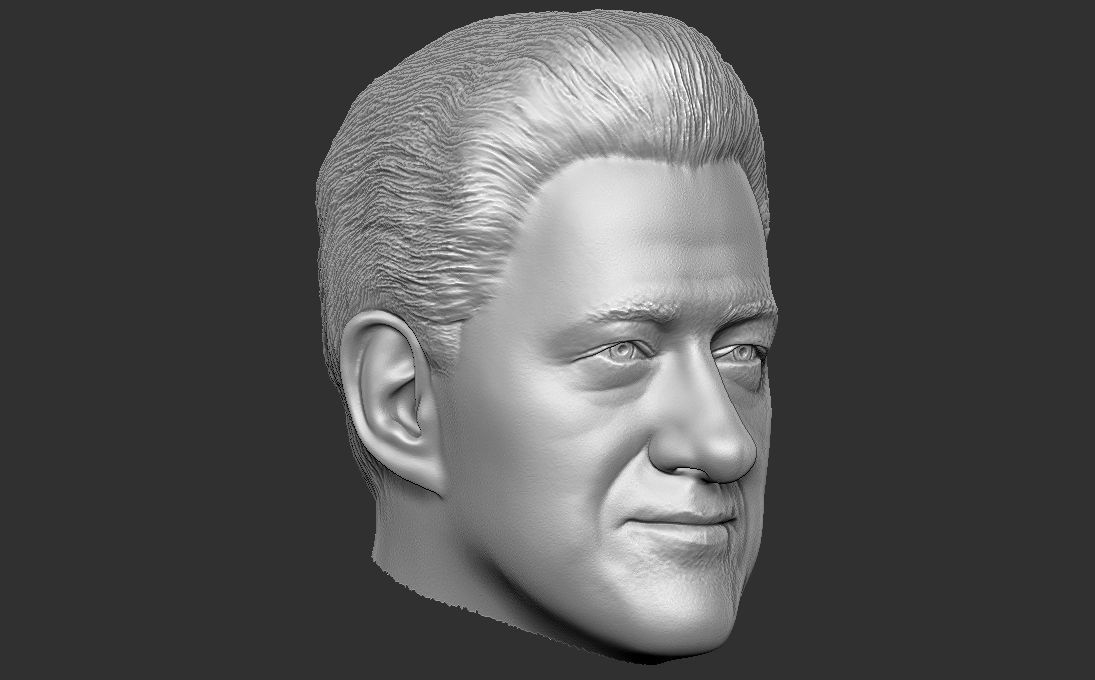 Bill Clinton 3D model_29
