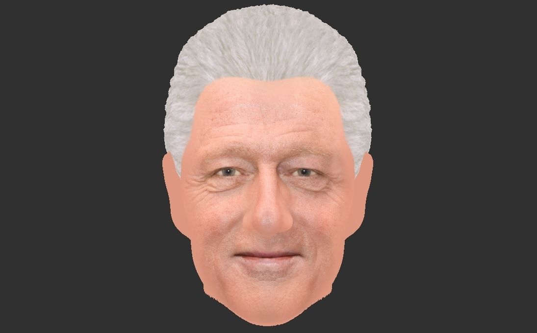 Bill Clinton 3D model_18