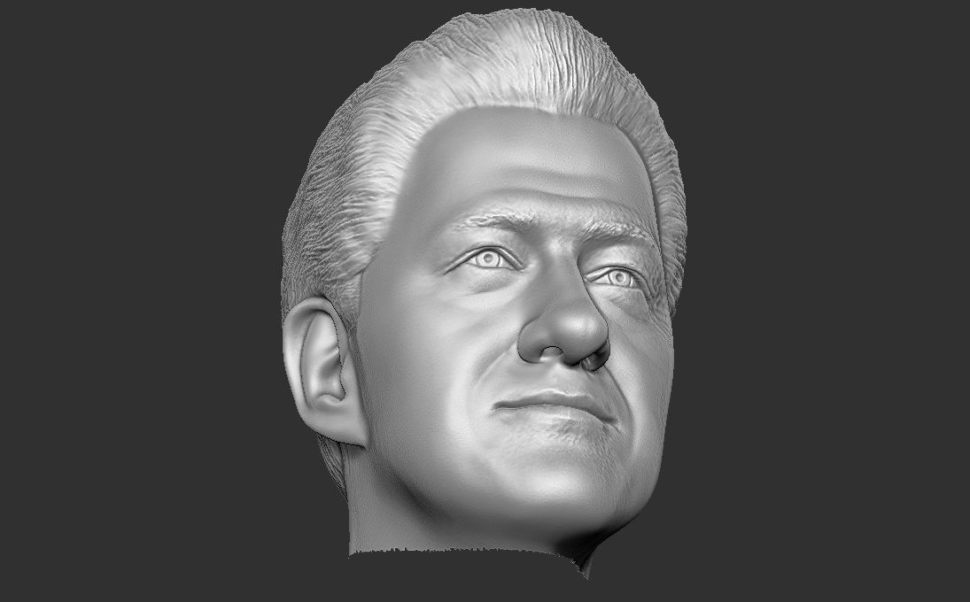 Bill Clinton 3D model_36