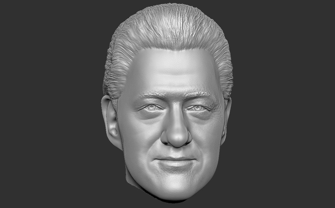 Bill Clinton 3D model_30