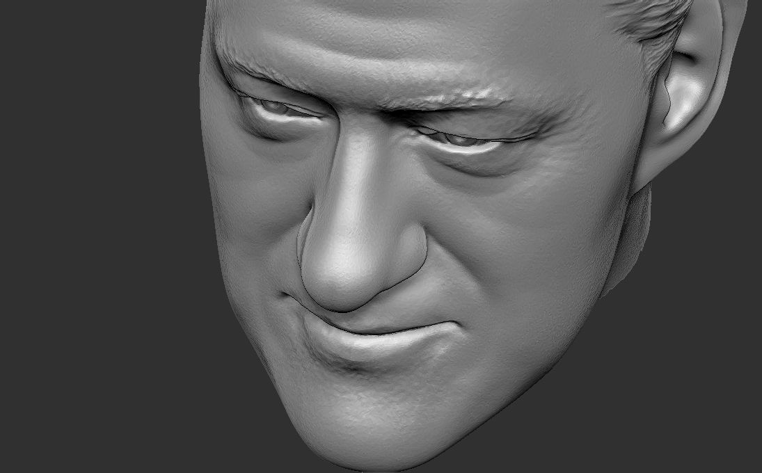 Bill Clinton 3D model_34