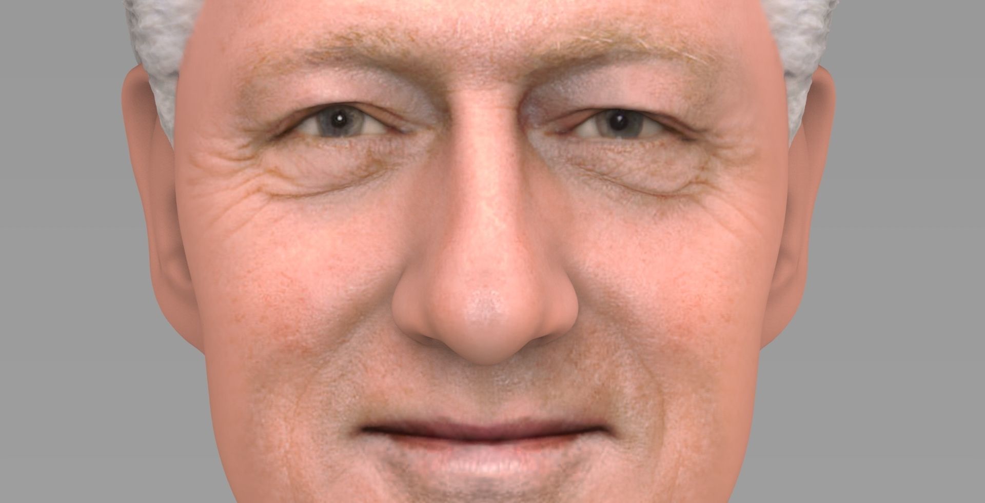 Bill Clinton 3D model_12