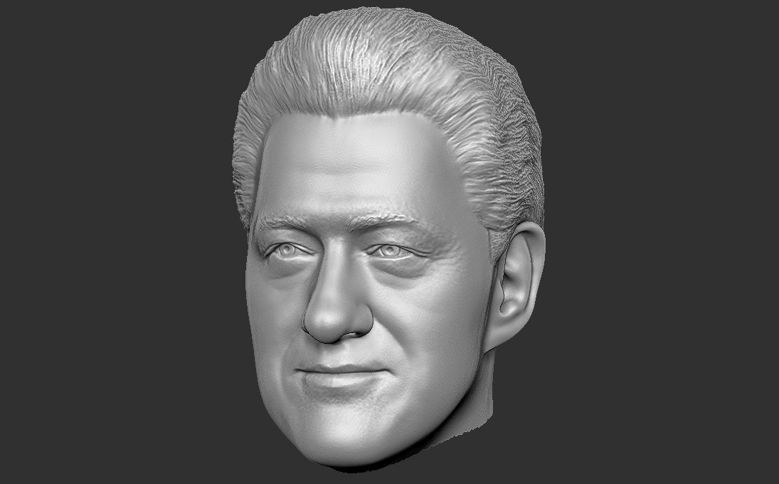 Bill Clinton 3D model_23
