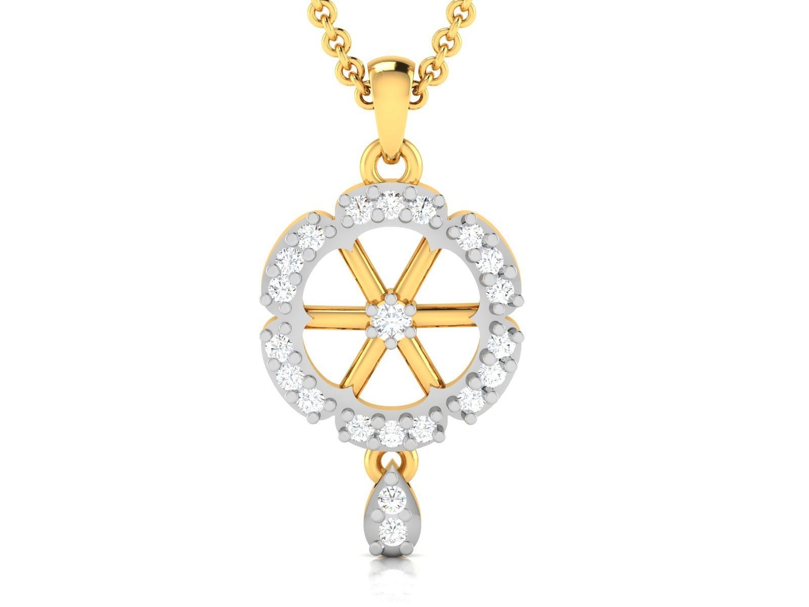 Women pendant 3dm render detail 3D print model_4