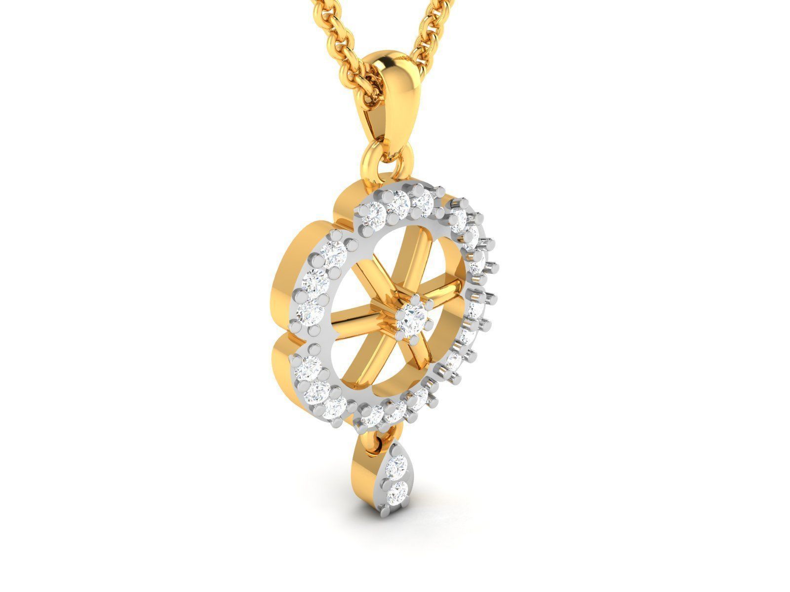 Women pendant 3dm render detail 3D print model_3