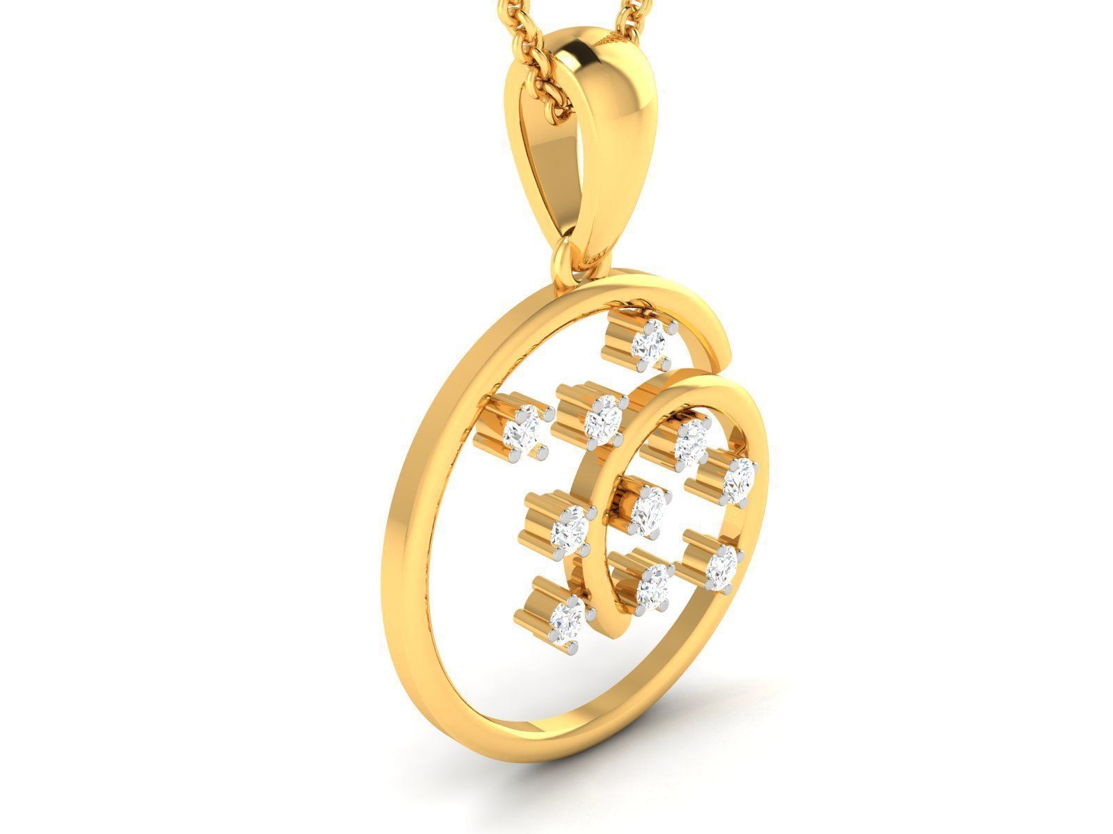 Women pendant 3dm render detail 3D print model_2