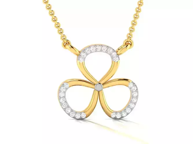 Women pendant 3dm render detail