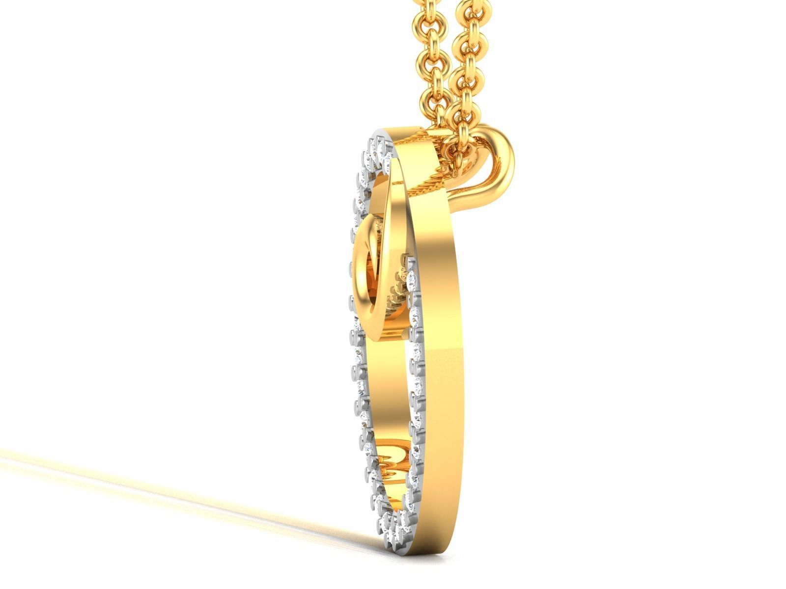 Women pendant 3dm render detail 3D print model_5