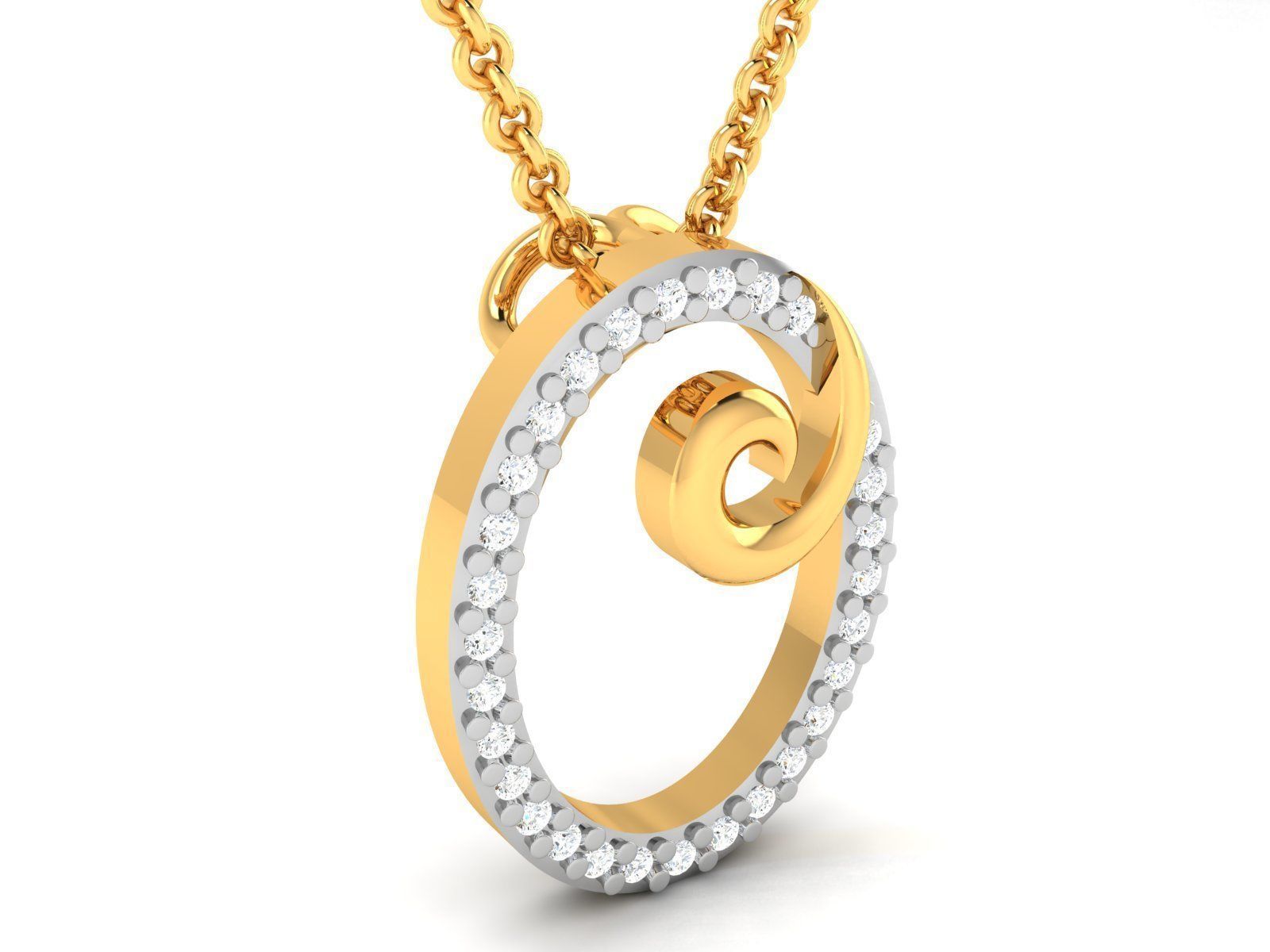 Women pendant 3dm render detail 3D print model_1