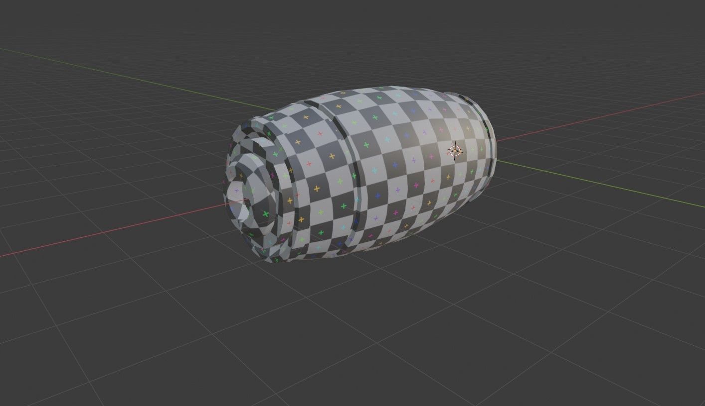 Mega Buster Blue - Hand Cannon - SciFi Blast Weapon Low-poly 3D model_8