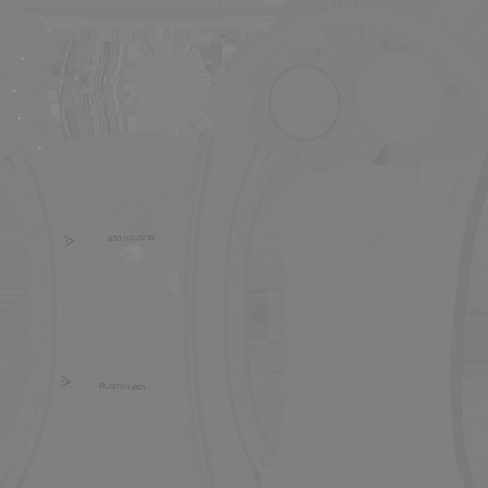 Mega Buster Blue - Hand Cannon - SciFi Blast Weapon Low-poly 3D model_21