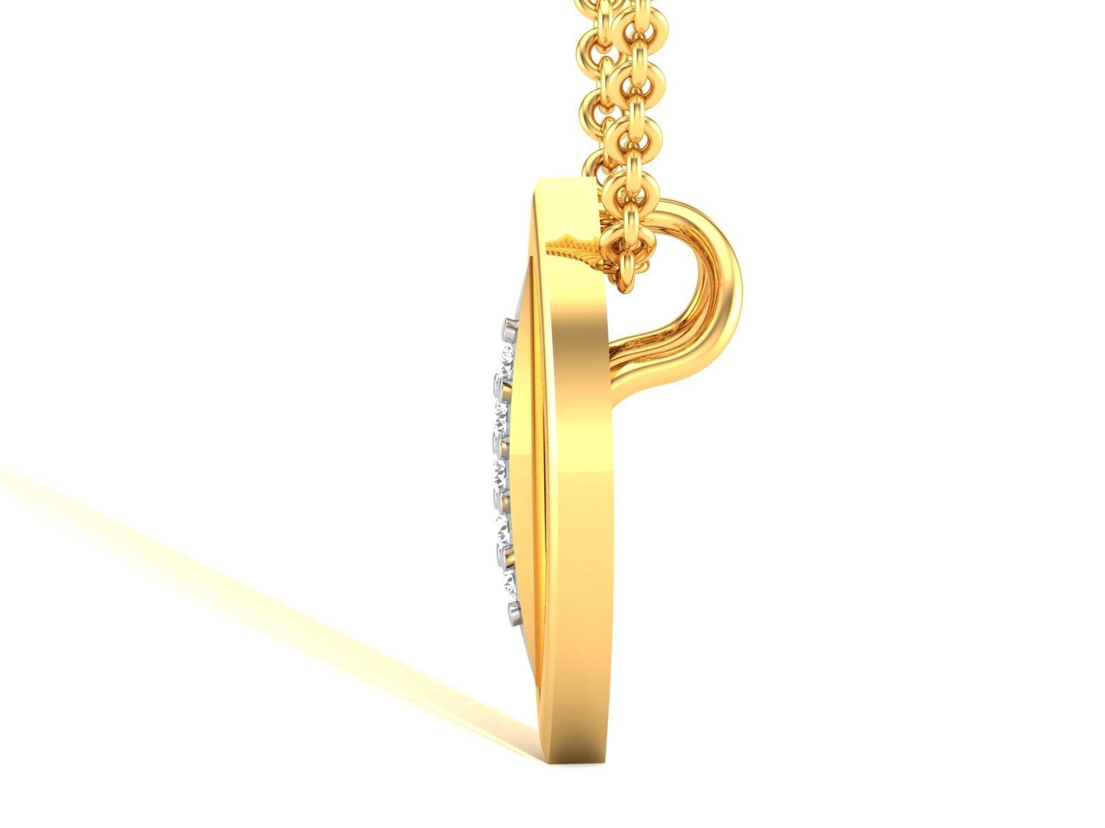 Women pendant 3dm render detail 3D print model_5
