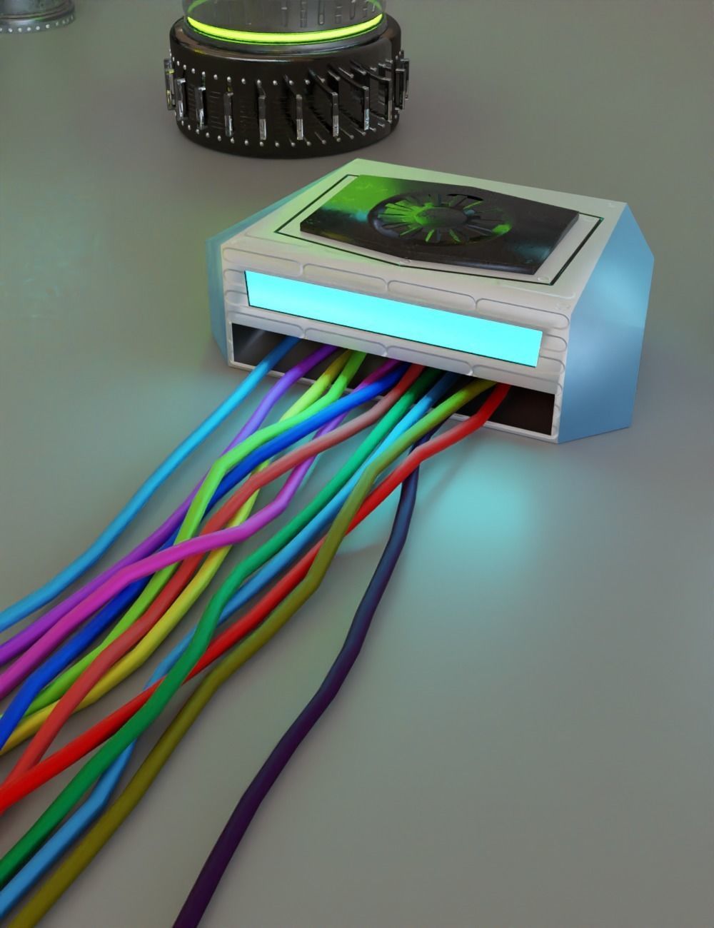 Sci-fi Assets Low-poly 3D model_34