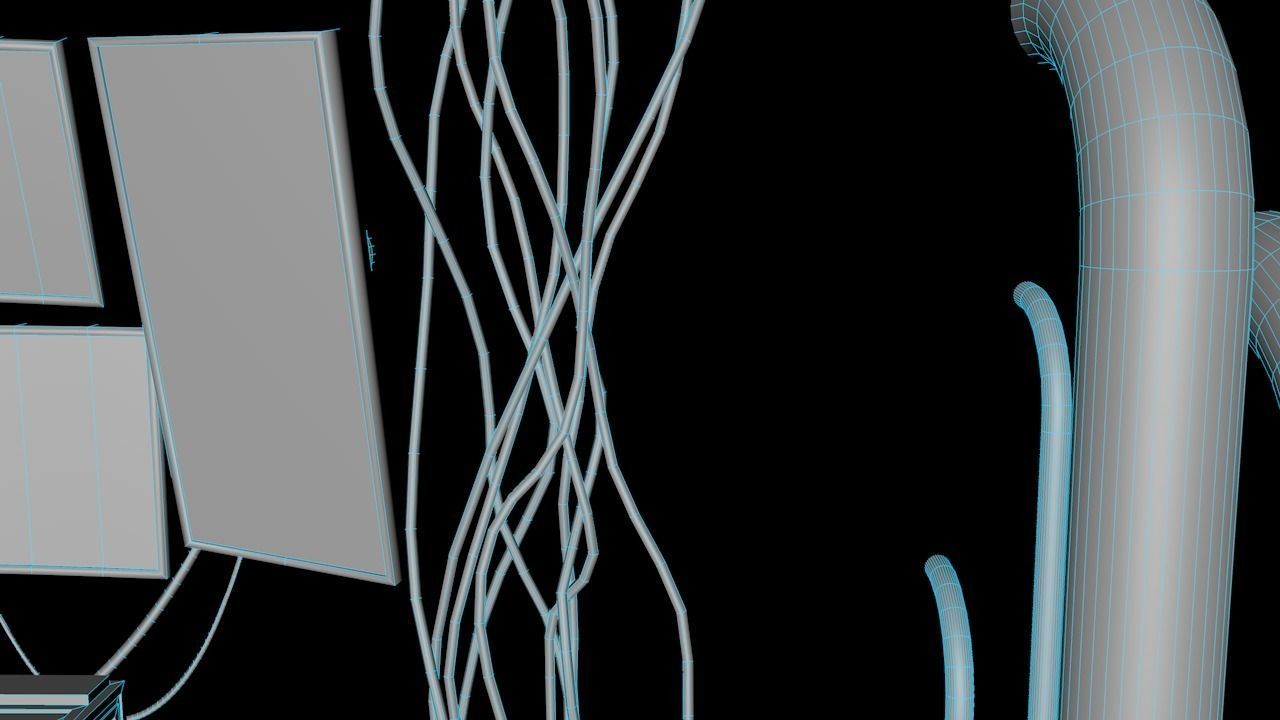 Sci-fi Assets Low-poly 3D model_2