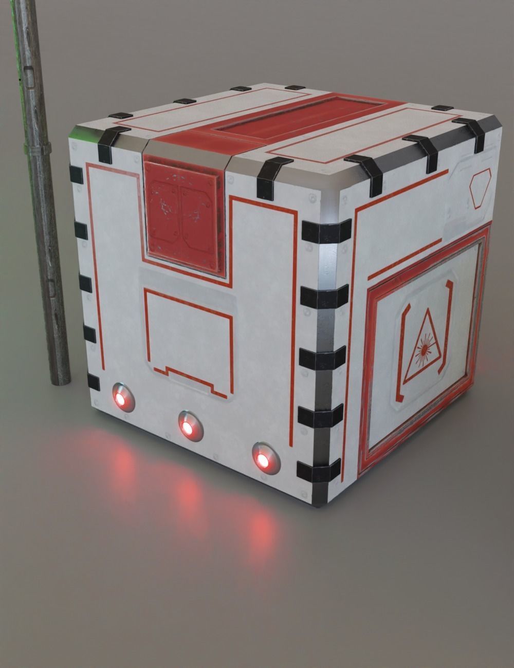 Sci-fi Assets Low-poly 3D model_52