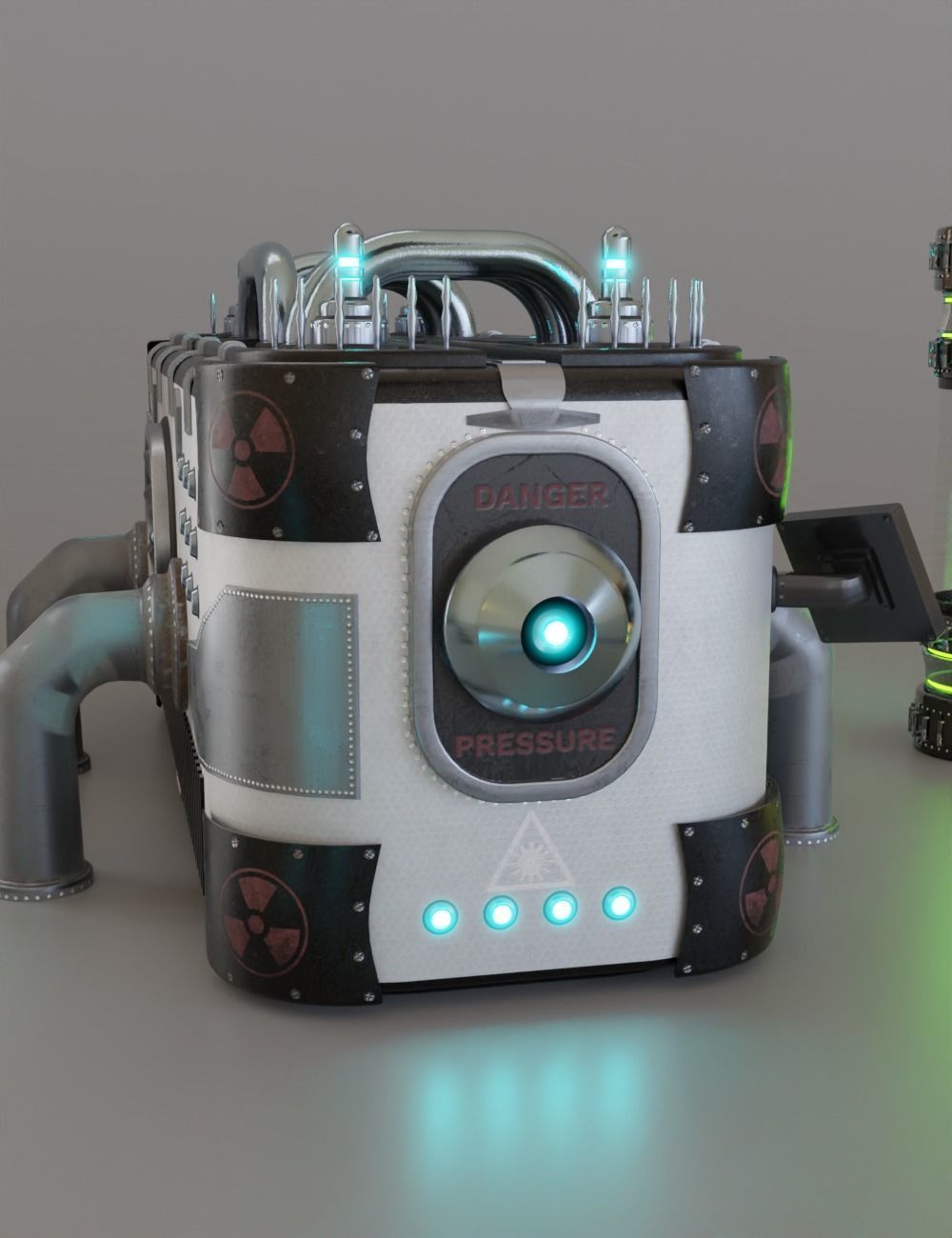 Sci-fi Assets Low-poly 3D model_38