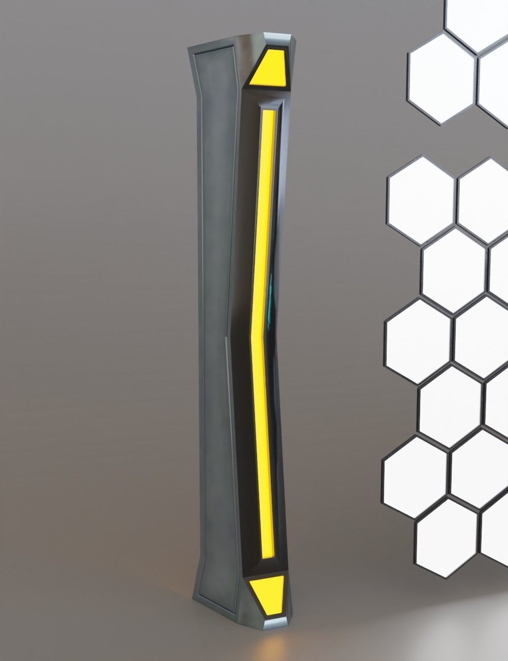 Sci-fi Assets Low-poly 3D model_42