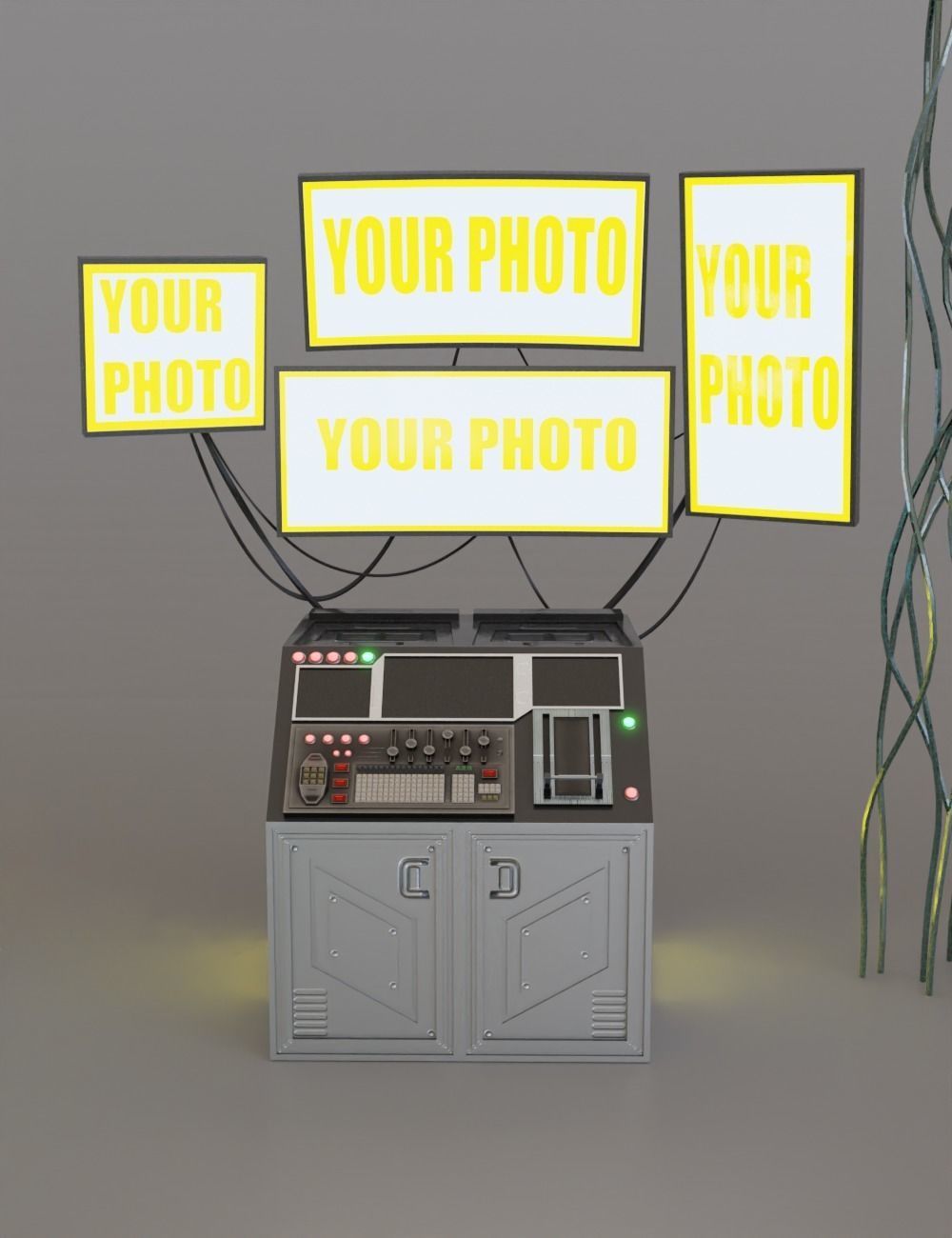 Sci-fi Assets Low-poly 3D model_49