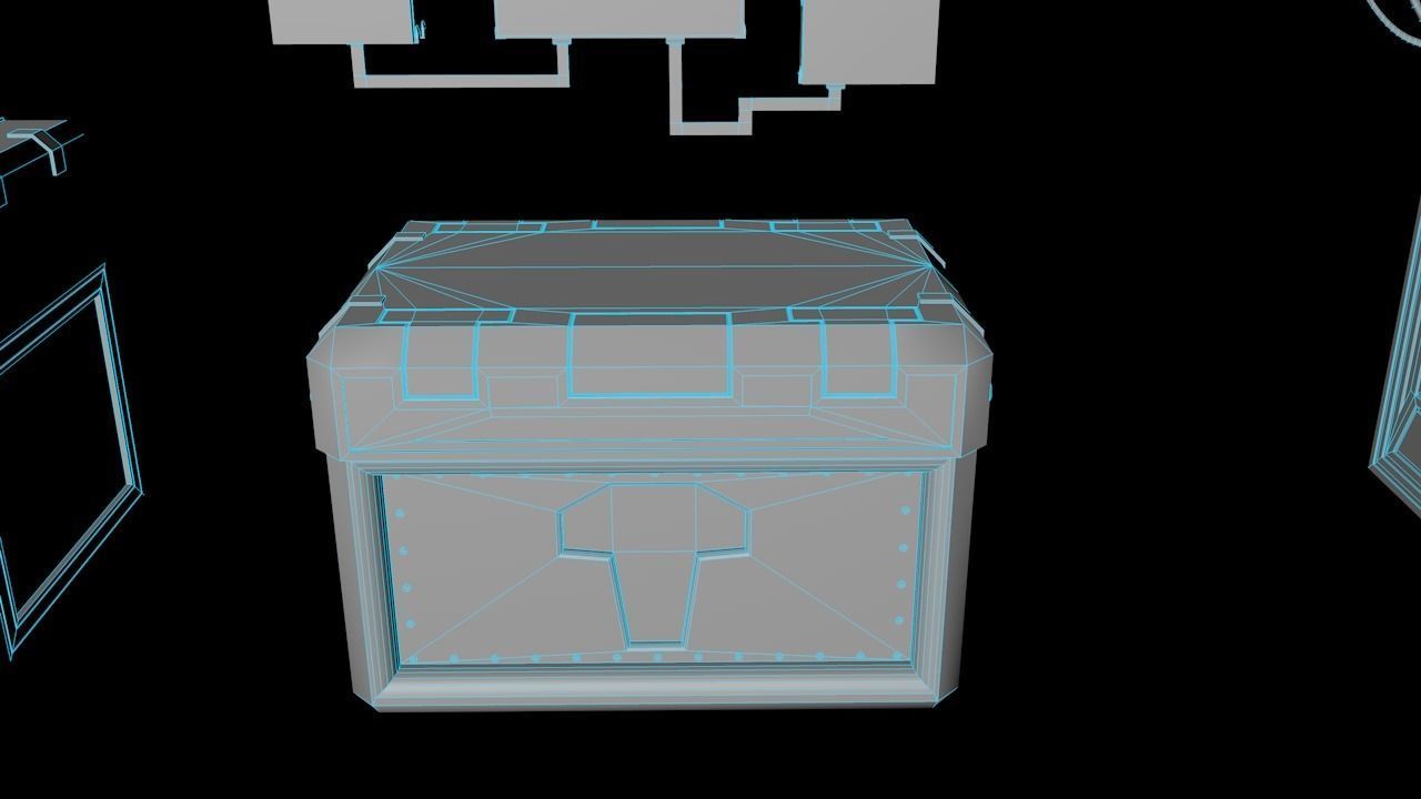 Sci-fi Assets Low-poly 3D model_10