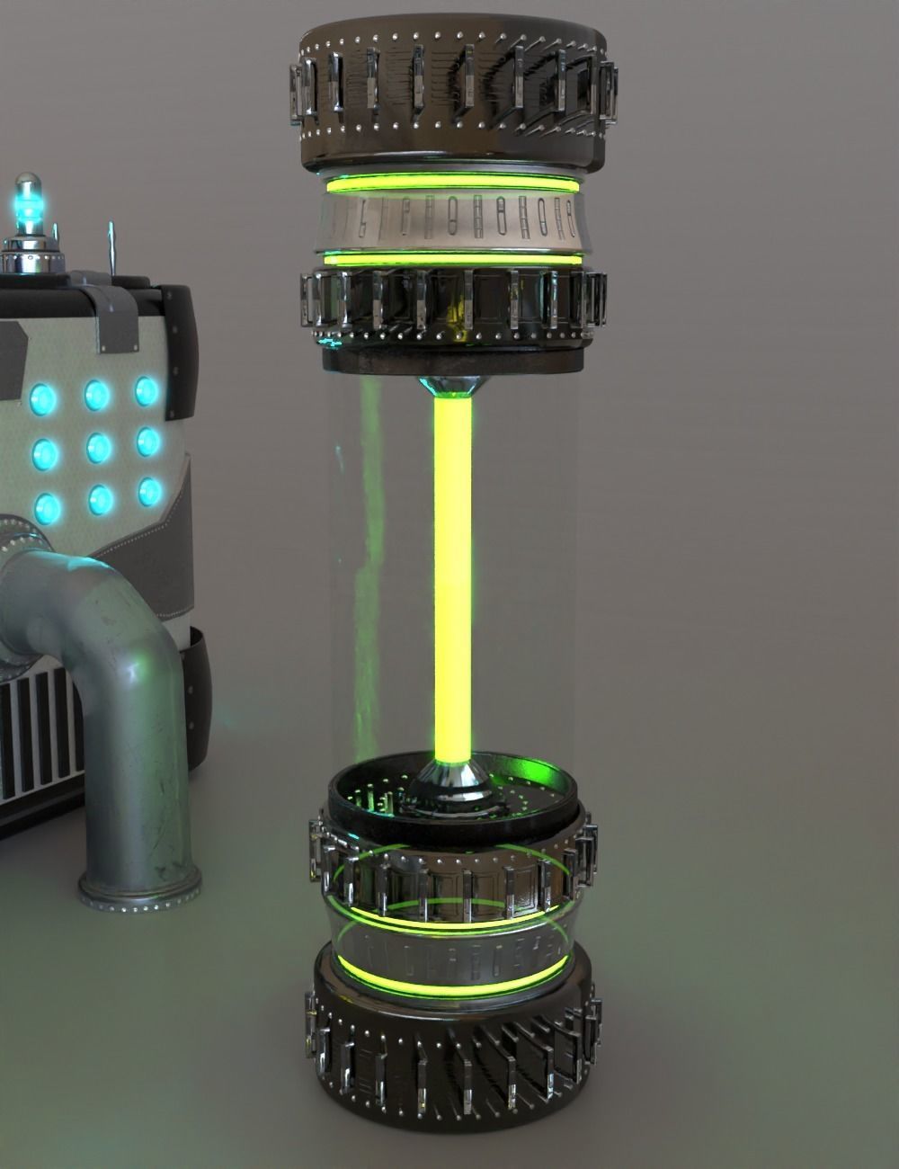 Sci-fi Assets Low-poly 3D model_35