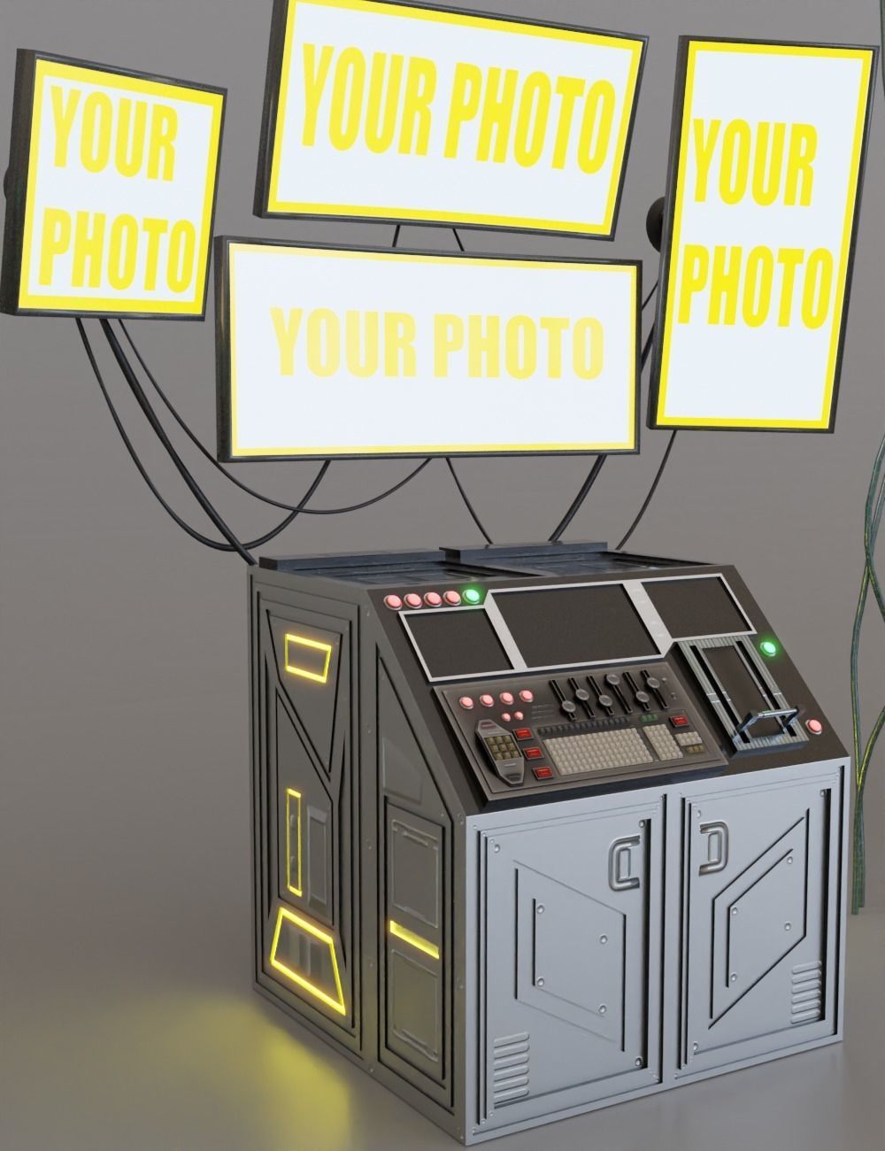 Sci-fi Assets Low-poly 3D model_50