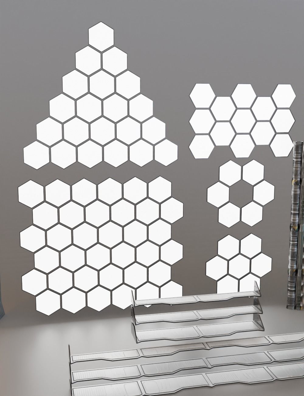 Sci-fi Assets Low-poly 3D model_43