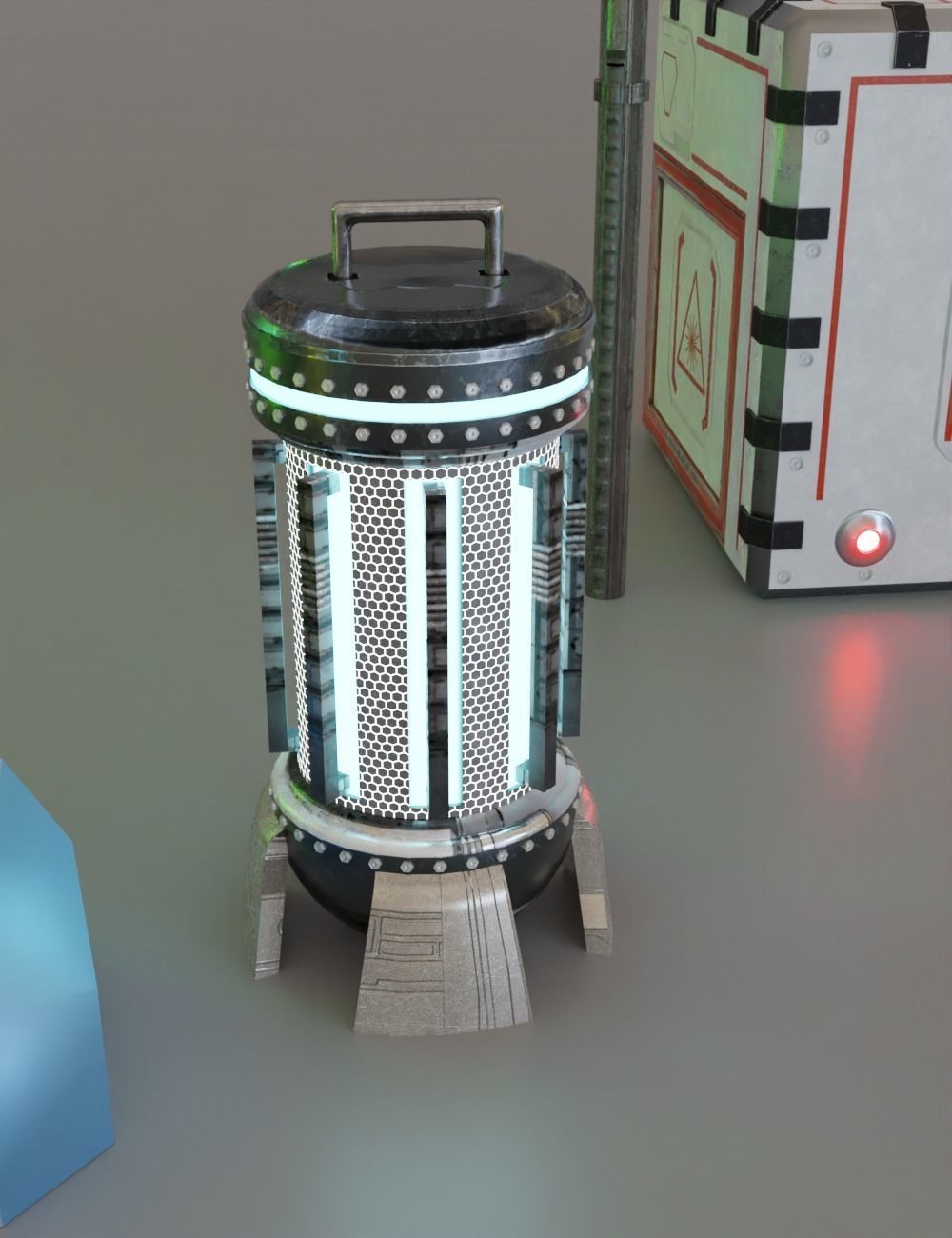 Sci-fi Assets Low-poly 3D model_32