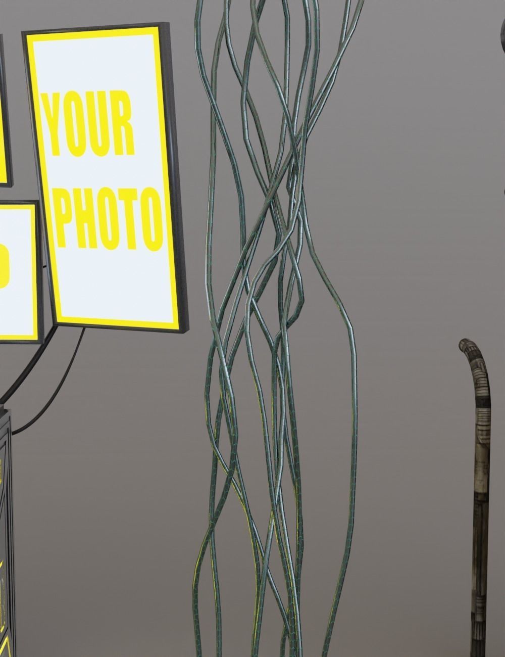 Sci-fi Assets Low-poly 3D model_48