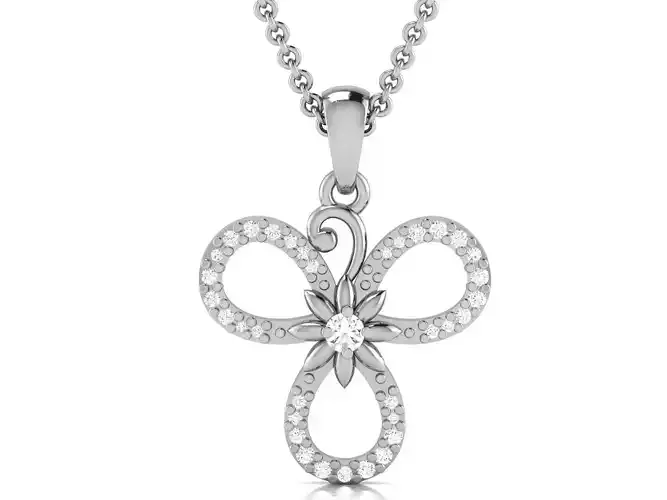 Women pendant 3dm render detail