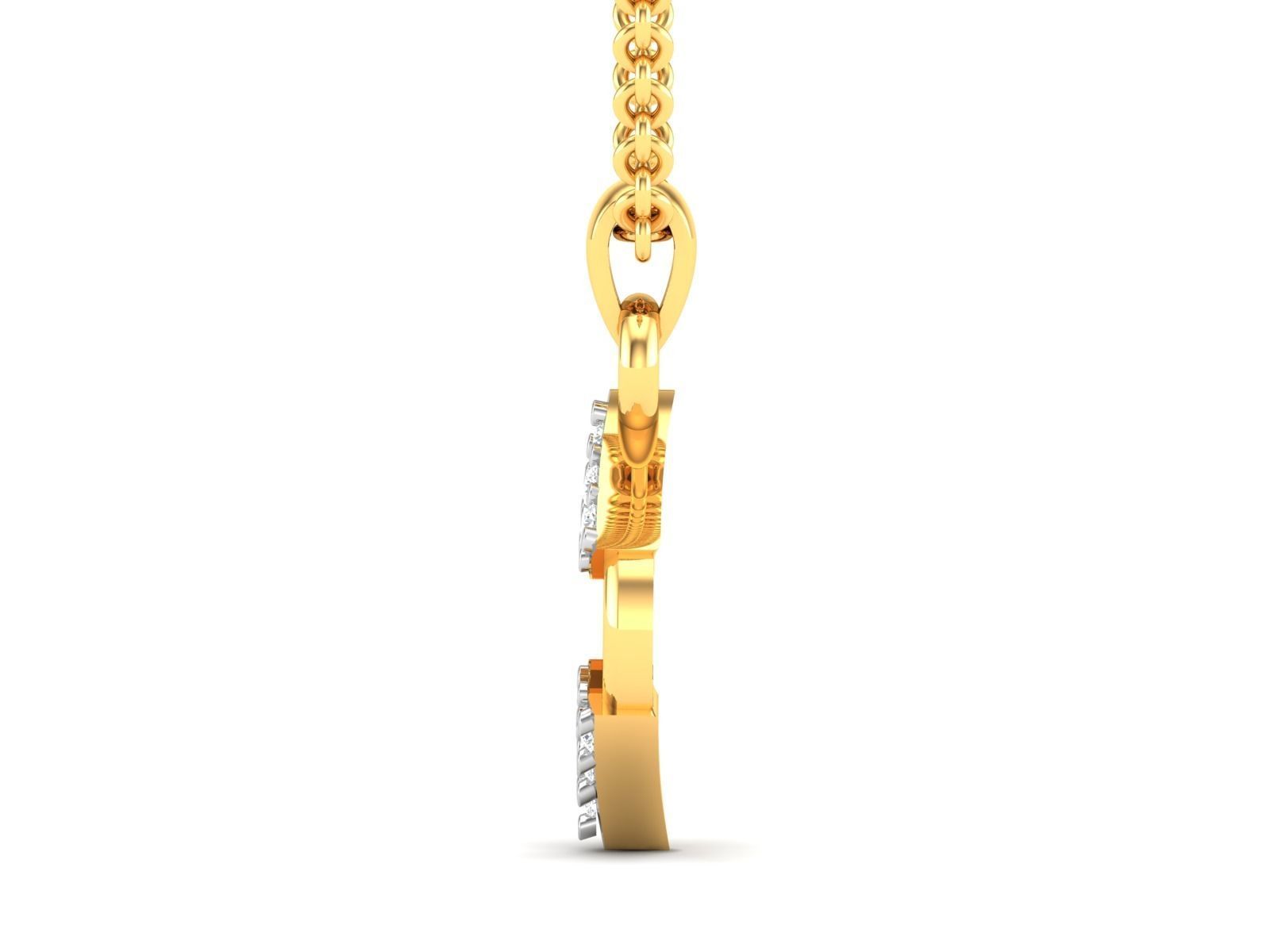 Women pendant 3dm render detail 3D print model_6