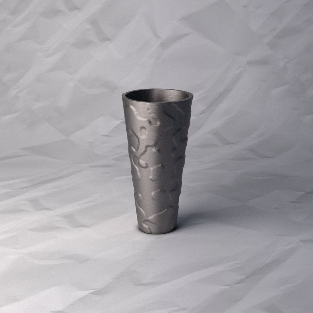 VASE 371 3D print model_4