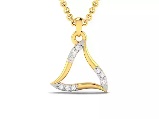 Women pendant 3dm render detail