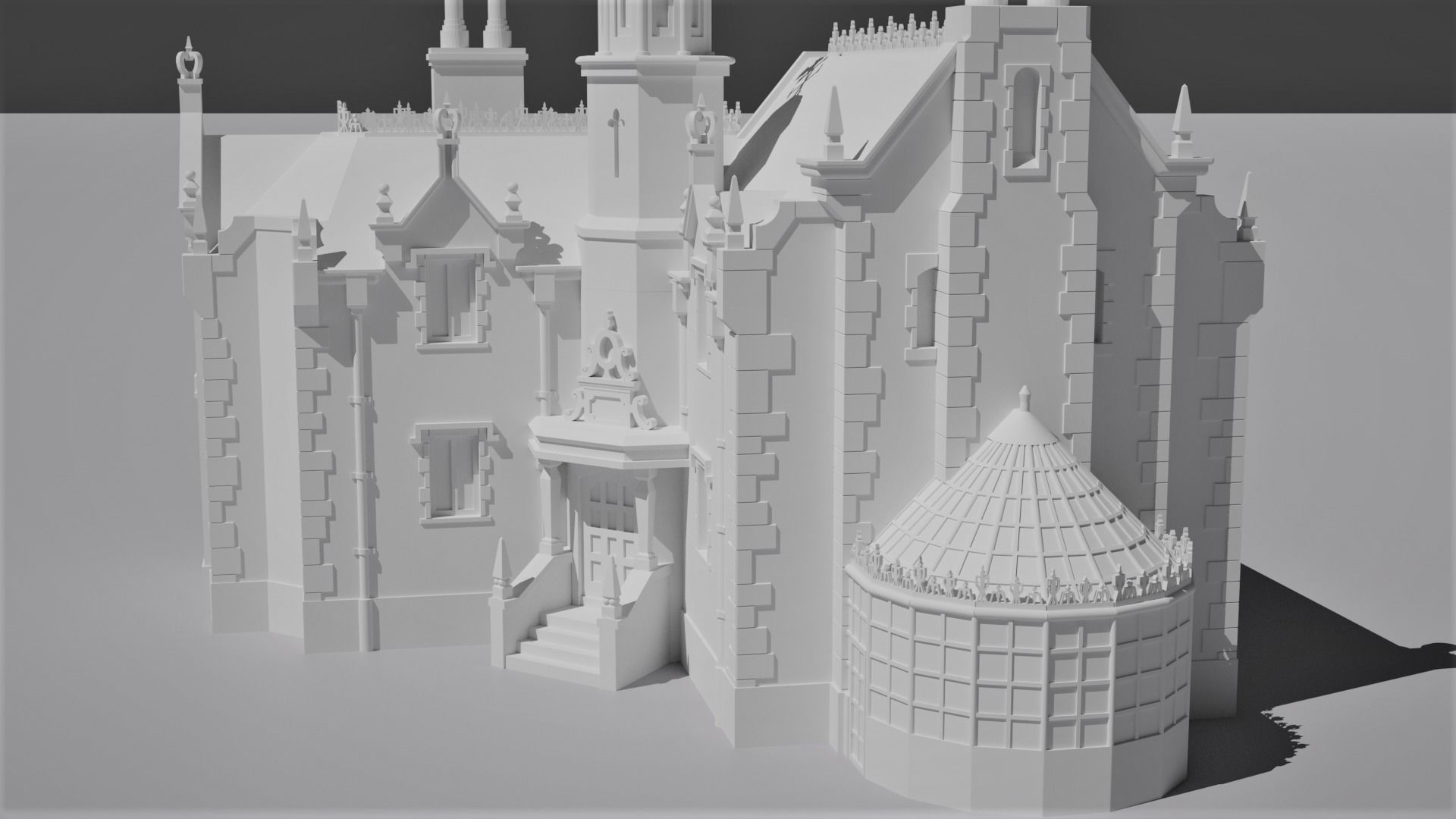 Haunted Mansion Magic Kingdom Replica 3D print model_4