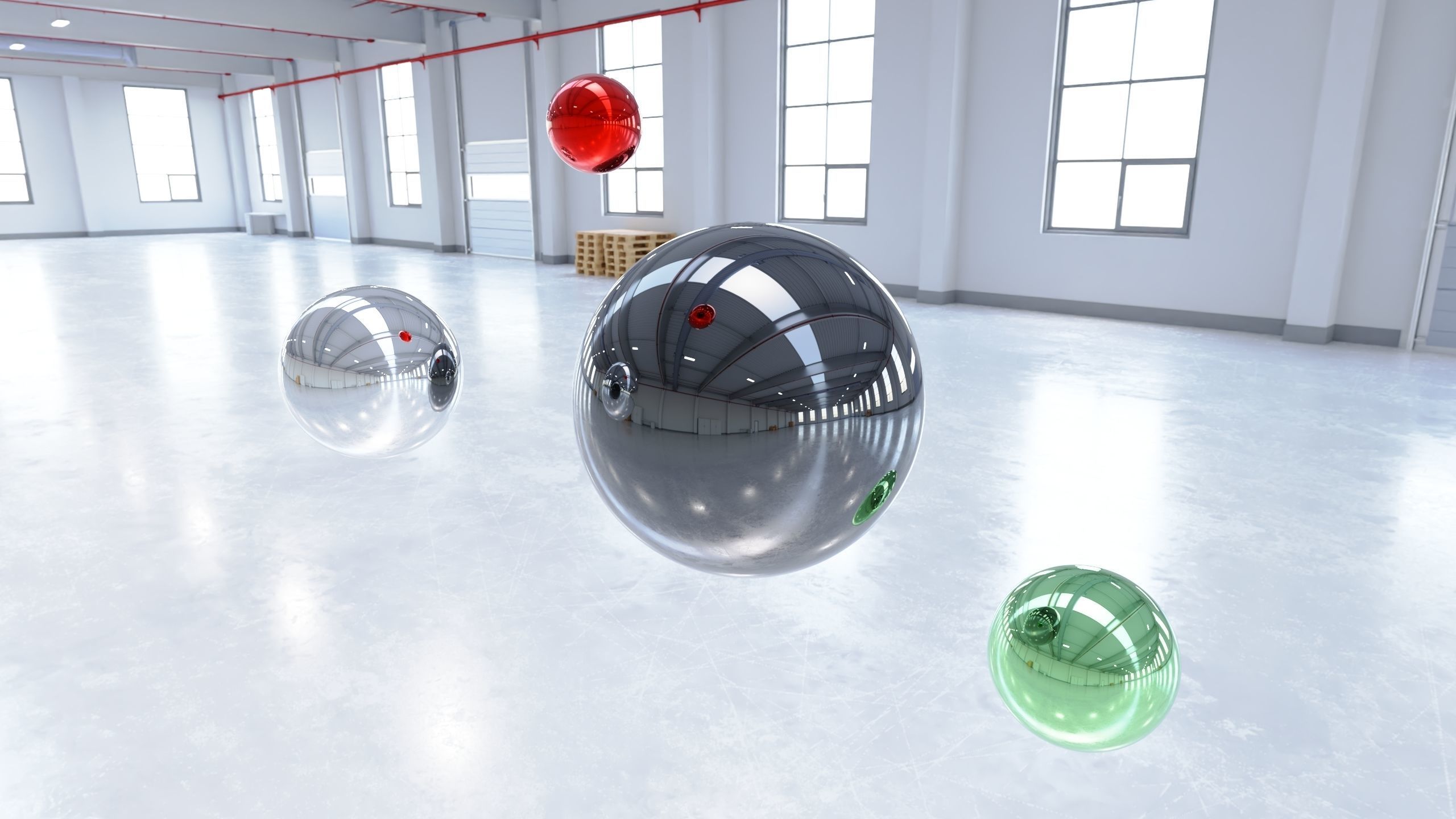 HDRI - Industrial Warehouse Interior 12 Texture_4